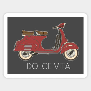 Dolce Vita Scooter Sticker